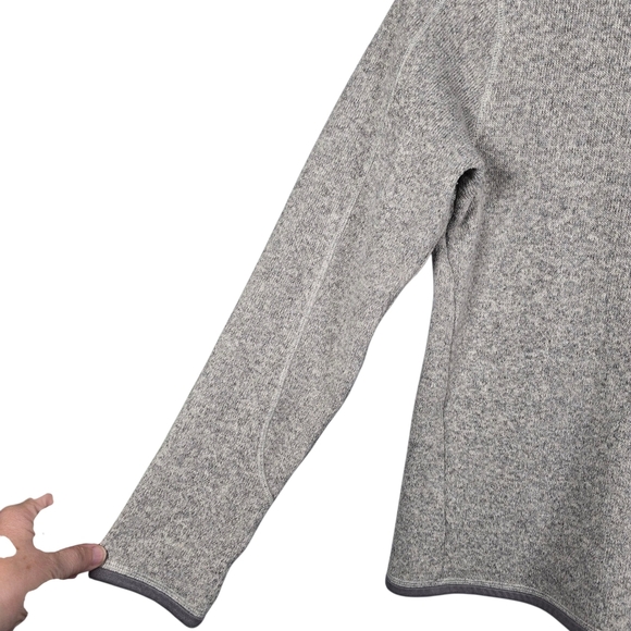 Patagonia Women's Better Sweater 1/4-Zip Fleece In Birch White Size Medium - Picture 10 of 15